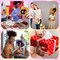 36 Pcs 8 x 10 Inch Pre Drawn Canvas for Painting Afro Queen Pre Stretched Canvas Painting for Adults Sip and Paint Party Supplies Favor